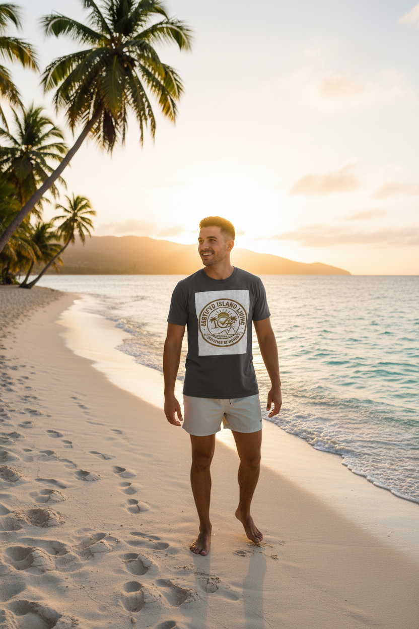 Certified Island T-Shirt on Model