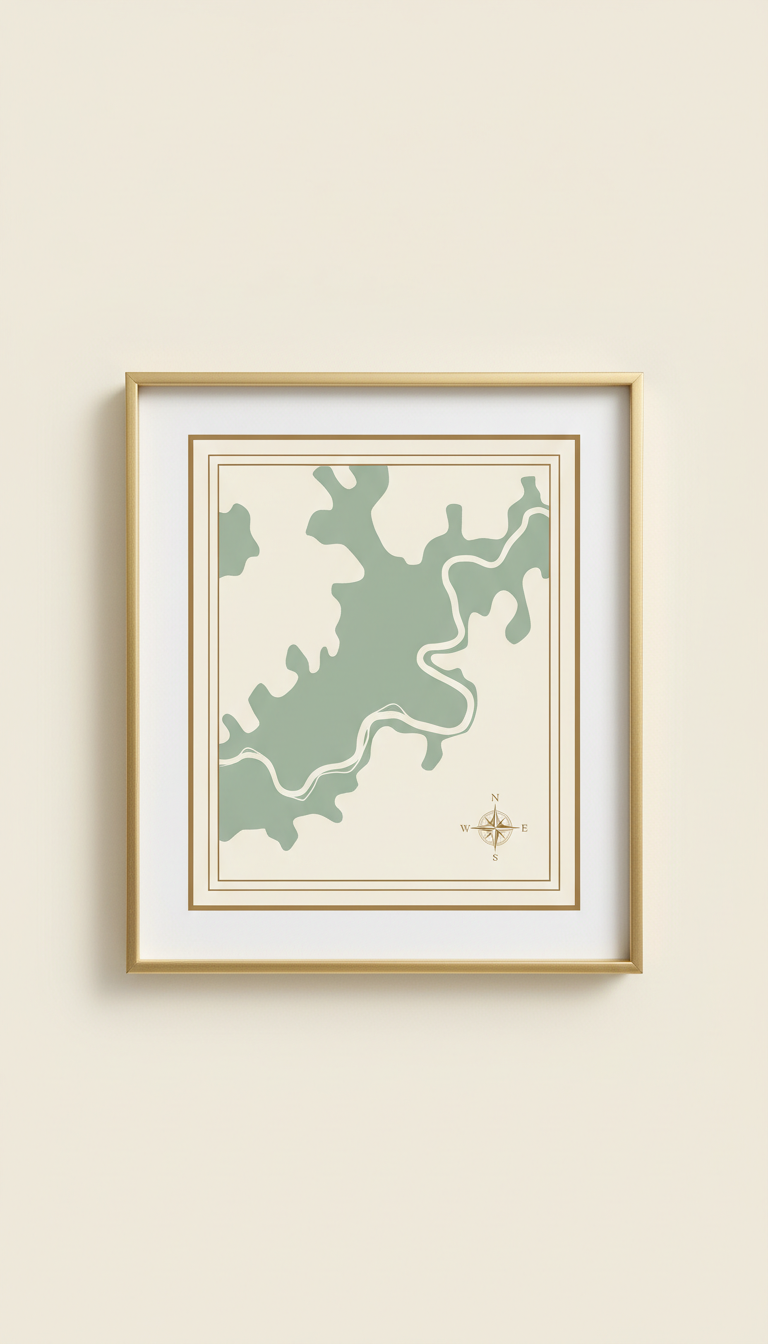 Custom Personalized Map Print