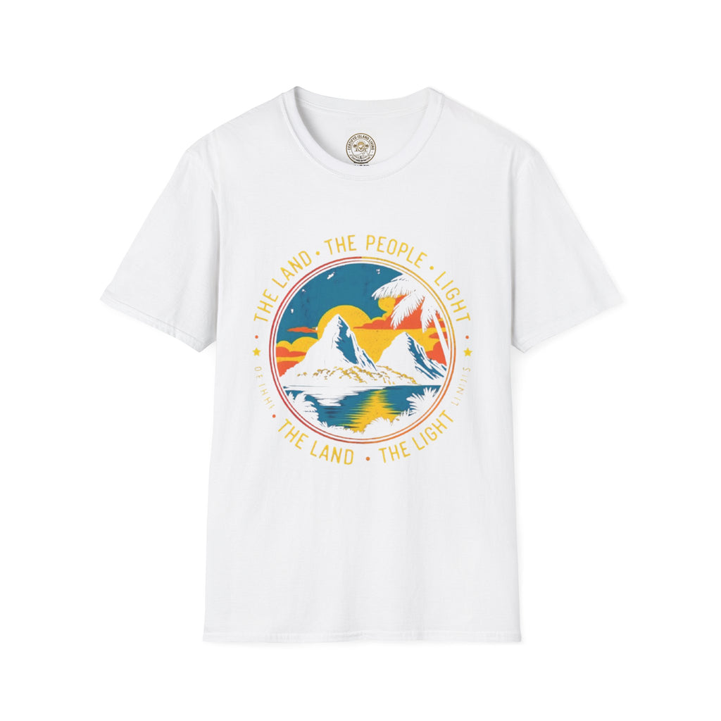 Nature Sunset T-Shirt — "The Land • The People • Light" Graphic Tee