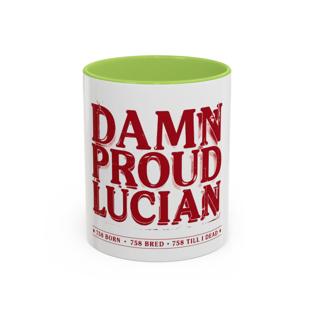 Damn Proud Lucian Coffee Mug — Funny Lucian Pride Accent Mug (11/15oz)