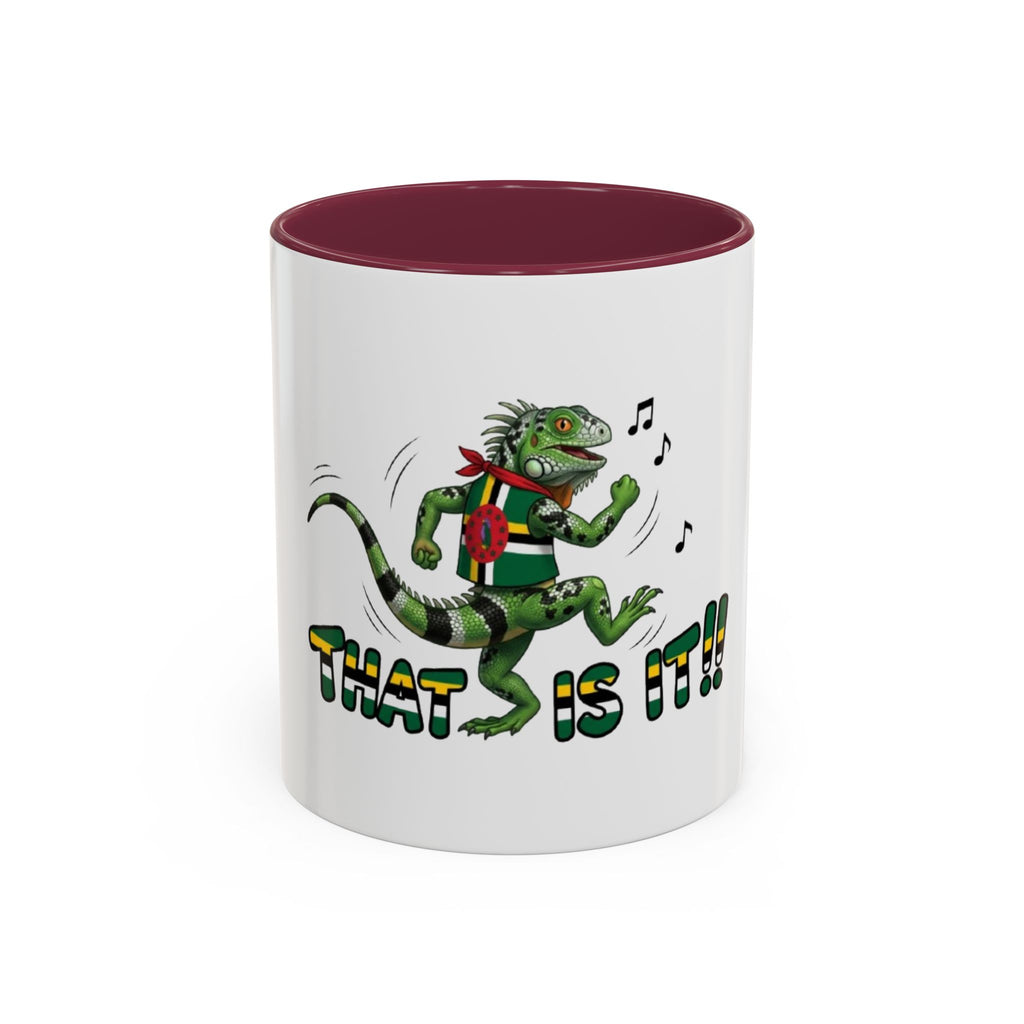 Iguana Dancing 'That Is It!!' Coffee Mug (11oz/15oz)
