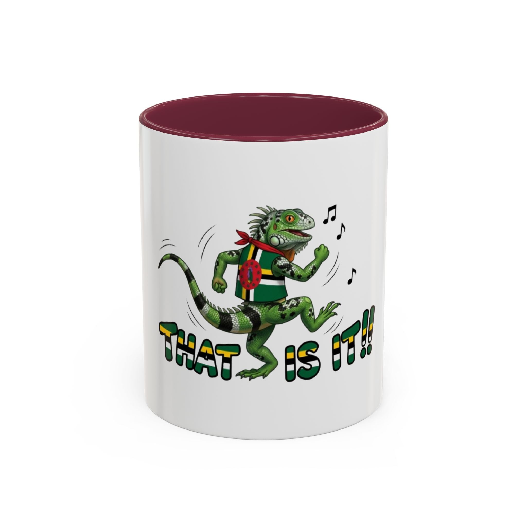Iguana Dancing 'That Is It!!' Coffee Mug (11oz/15oz)