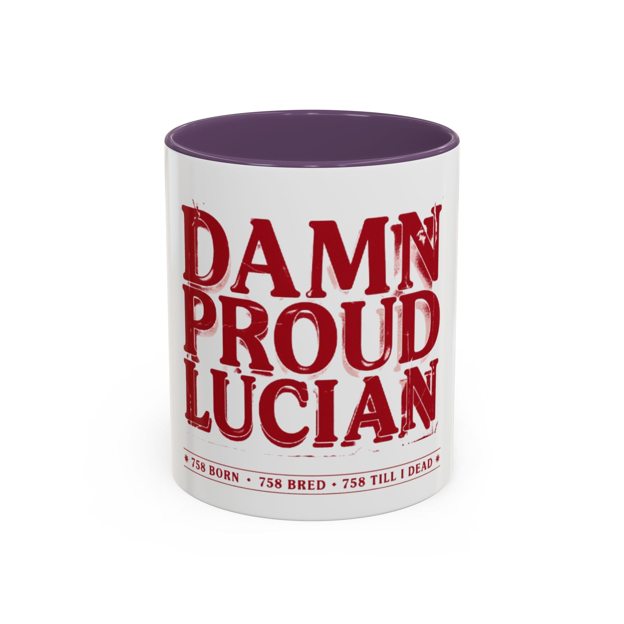 Damn Proud Lucian Coffee Mug — Funny Lucian Pride Accent Mug (11/15oz)
