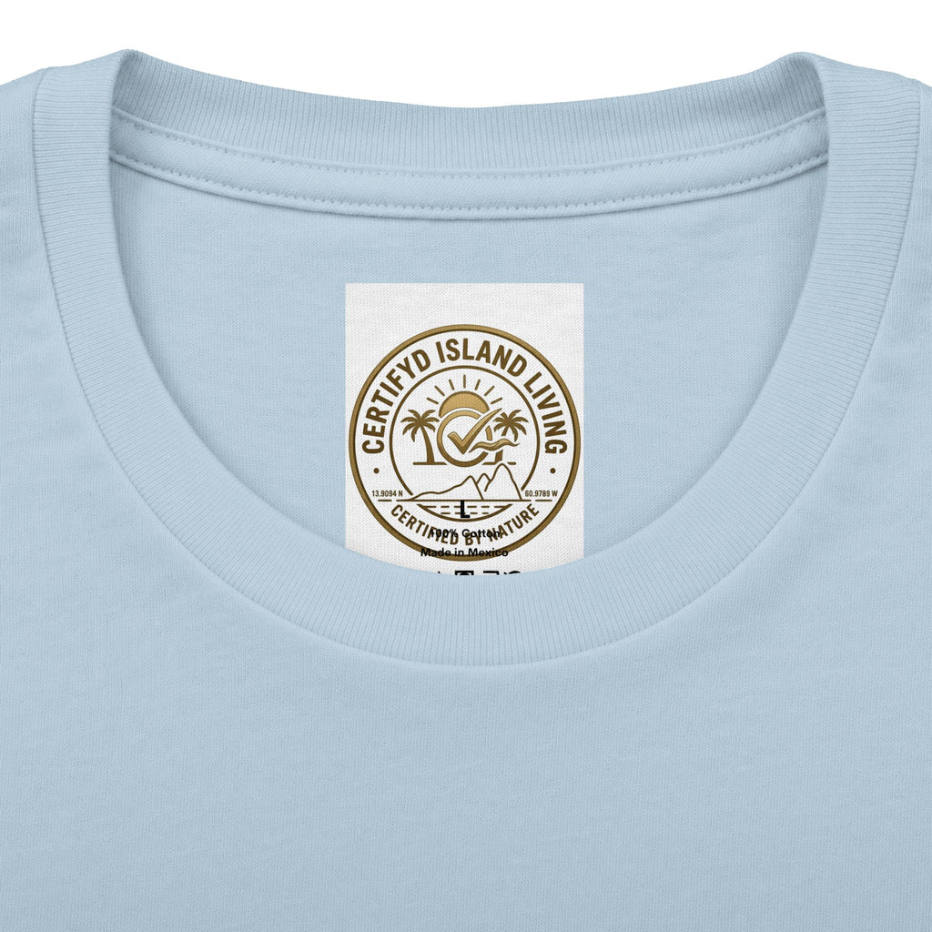 Blue & Gold Rose Graphic Tee