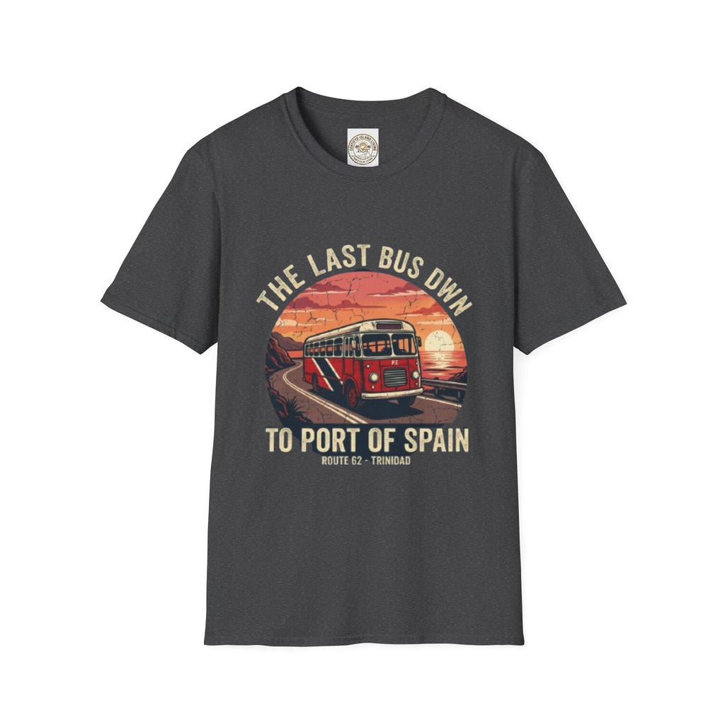 Vintage Bus Sunset T-Shirt — “The Last Bus Down” Graphic Tee