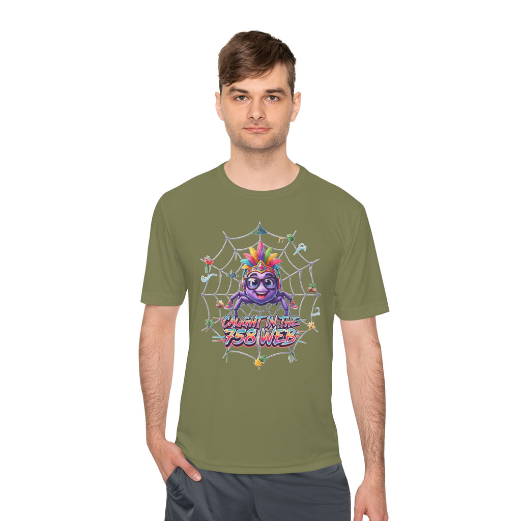 Spider Pride Tee — Colorful Rainbow Spider "Catch Me If You Can" Graphic Shirt