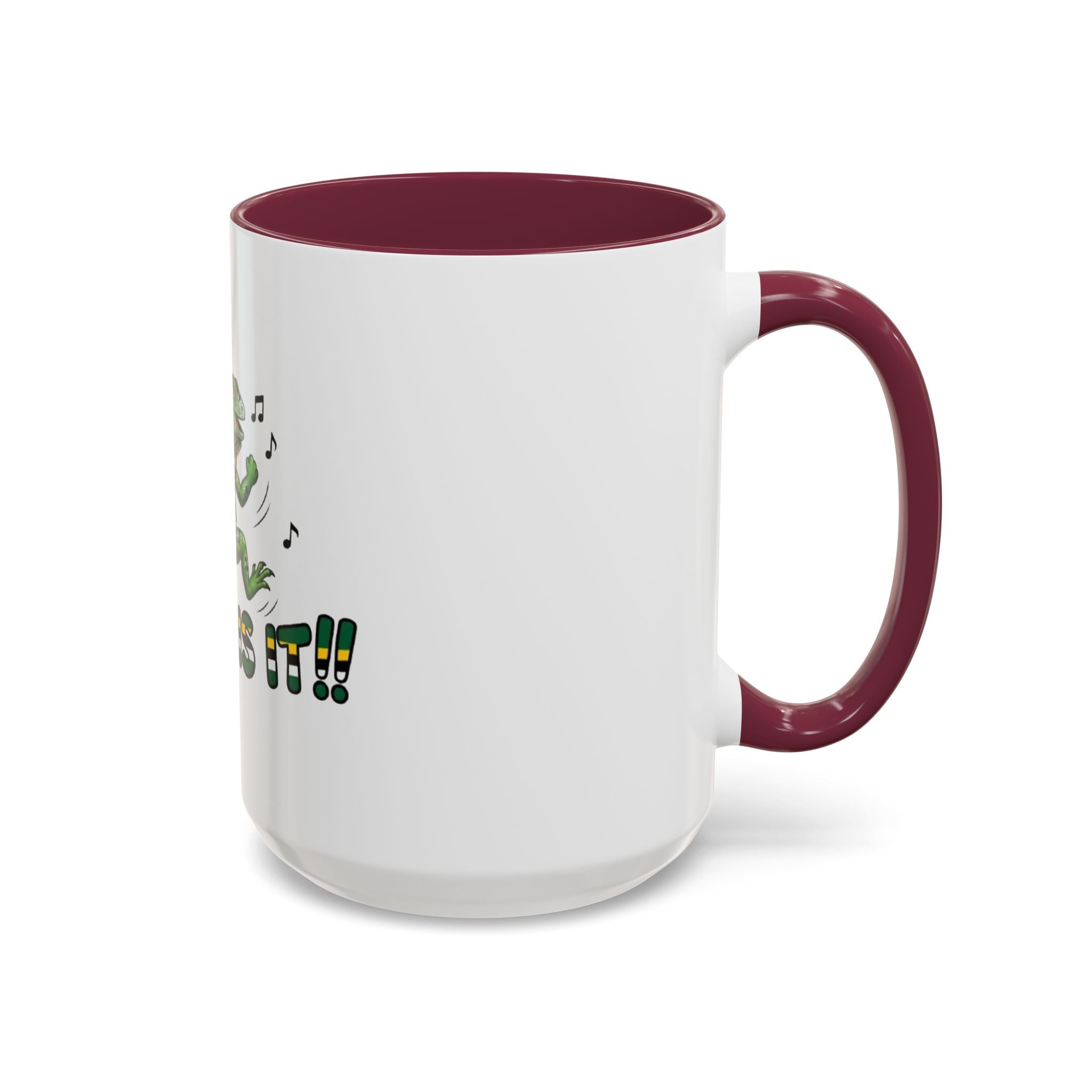 Iguana Dancing 'That Is It!!' Coffee Mug (11oz/15oz)