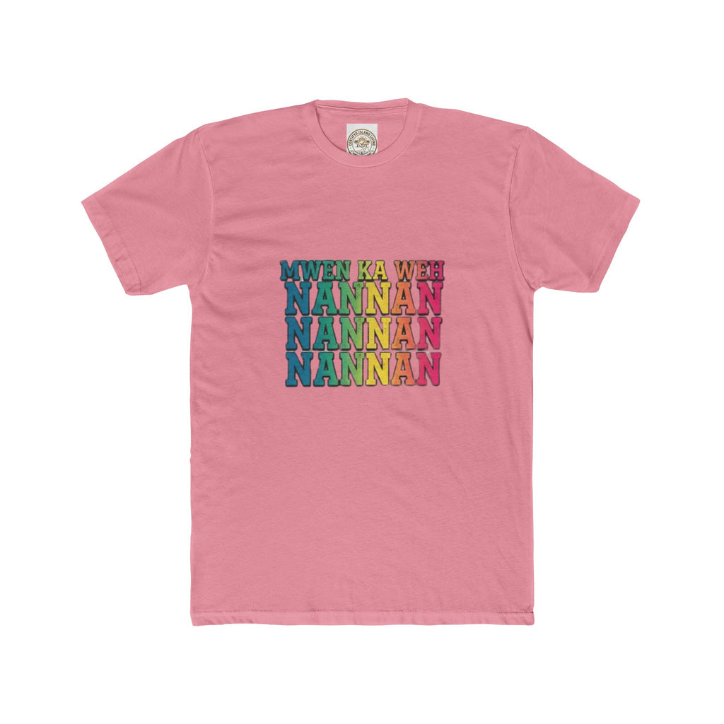 Nannan Retro Rainbow Text Tee
