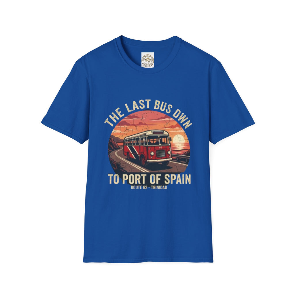Vintage Bus Sunset T-Shirt — “The Last Bus Down” Graphic Tee