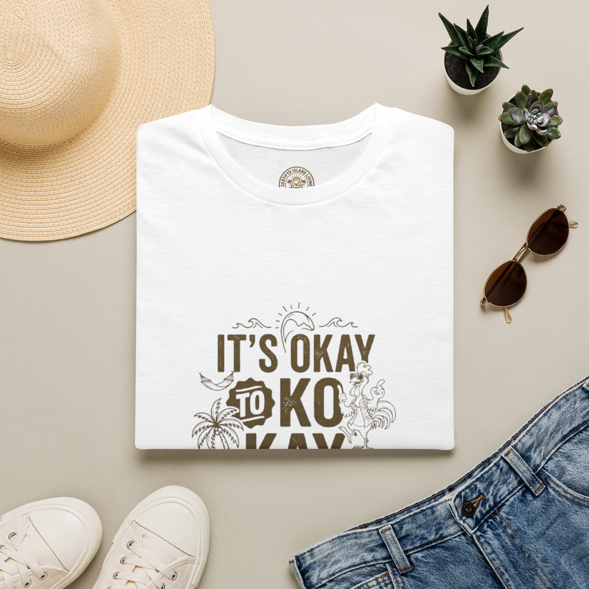 It’s Okay to Kokay T-Shirt — Positive Tropical Graphic Tee