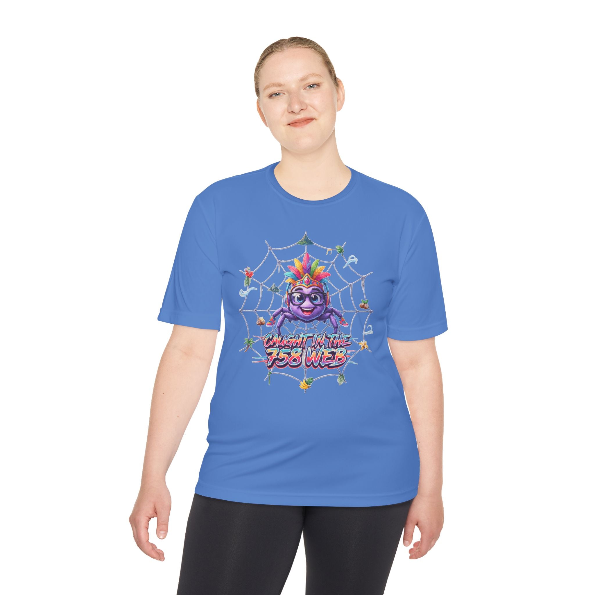 Spider Pride Tee — Colorful Rainbow Spider "Catch Me If You Can" Graphic Shirt