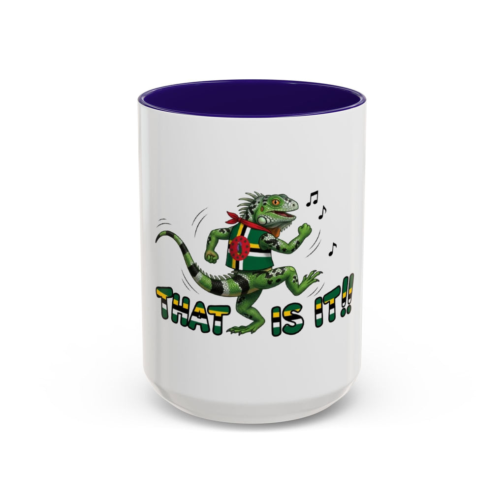 Iguana Dancing 'That Is It!!' Coffee Mug (11oz/15oz)