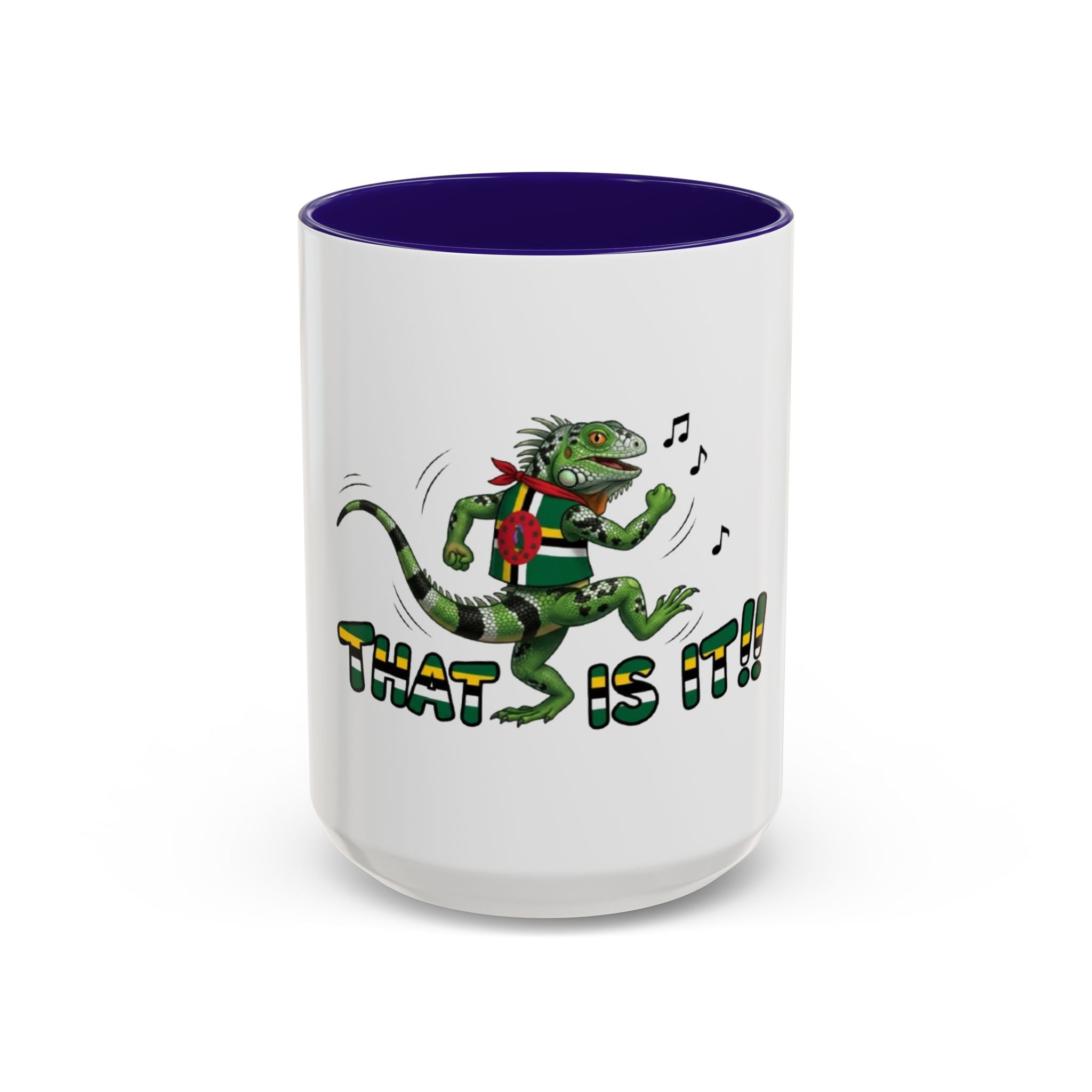Iguana Dancing 'That Is It!!' Coffee Mug (11oz/15oz)