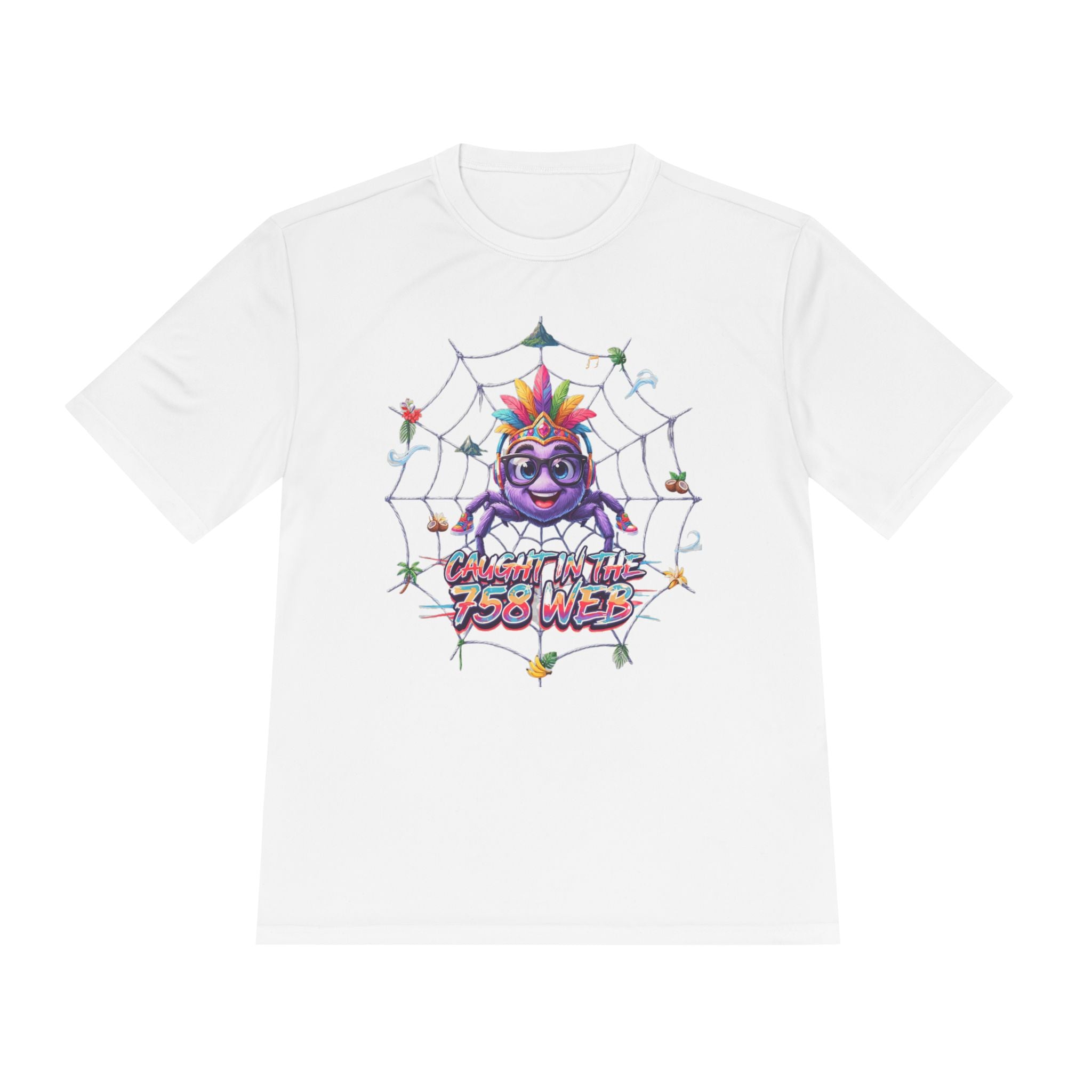 Spider Pride Tee — Colorful Rainbow Spider "Catch Me If You Can" Graphic Shirt