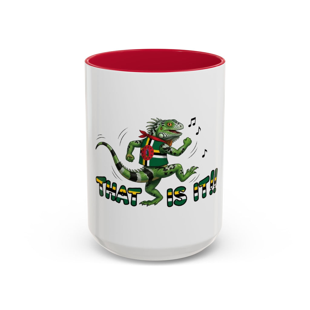 Iguana Dancing 'That Is It!!' Coffee Mug (11oz/15oz)