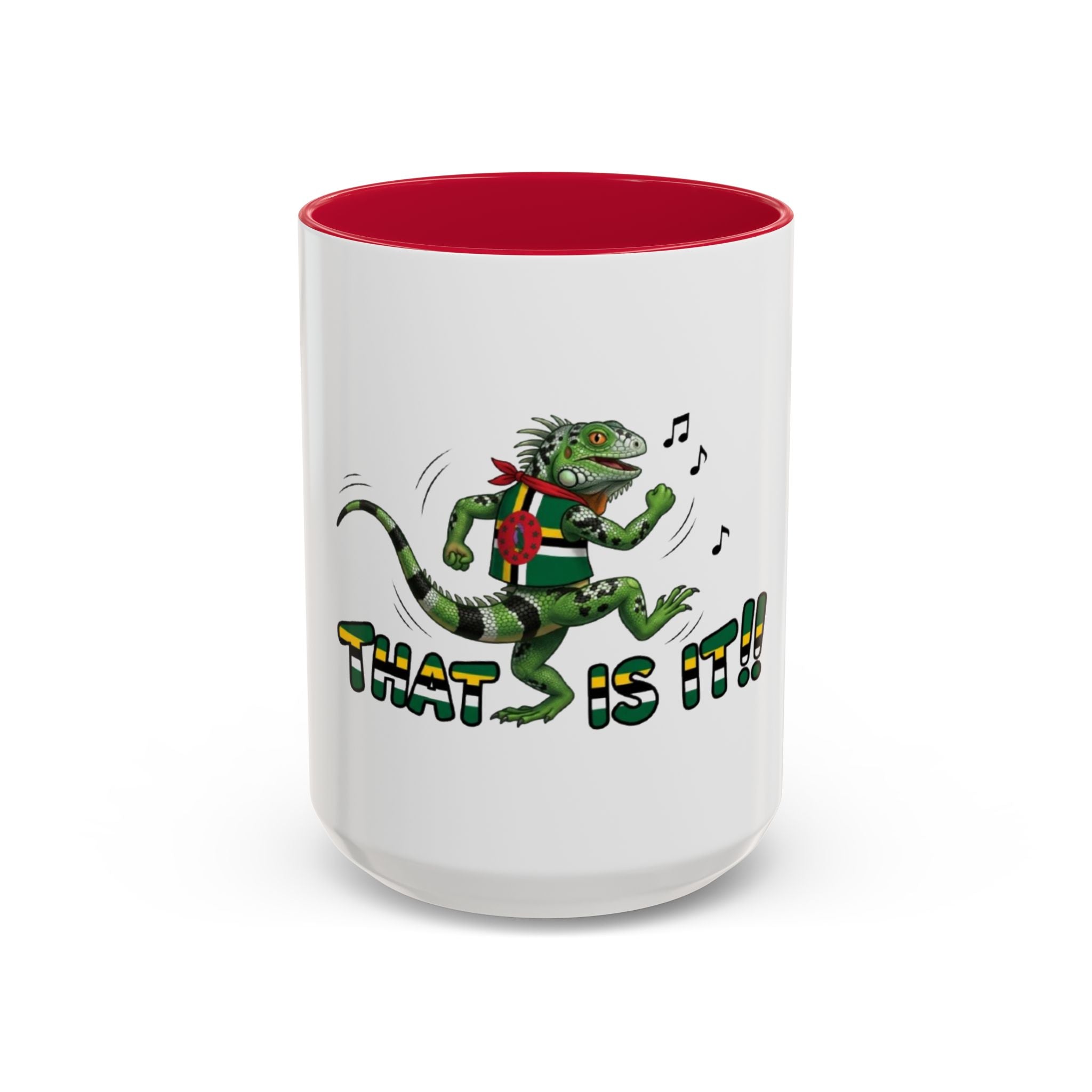 Iguana Dancing 'That Is It!!' Coffee Mug (11oz/15oz)