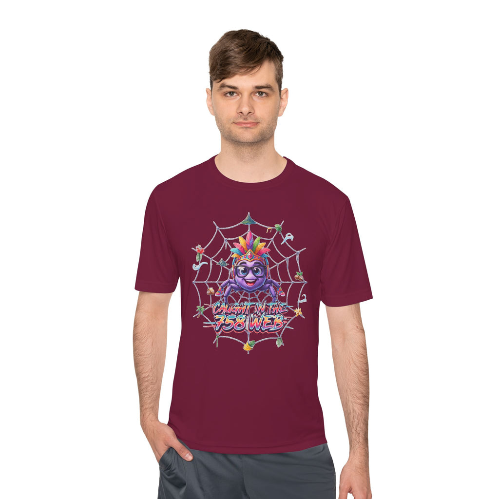 Spider Pride Tee — Colorful Rainbow Spider "Catch Me If You Can" Graphic Shirt