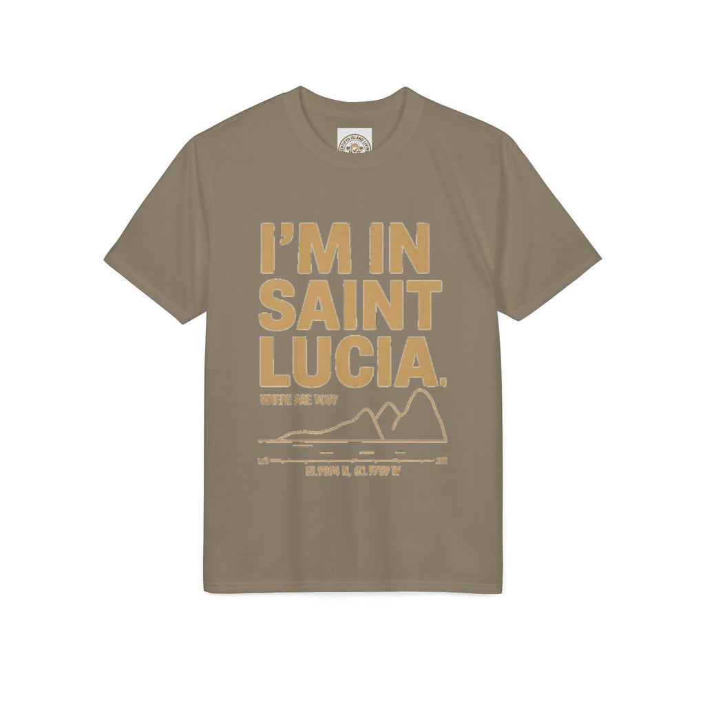 Saint Lucia T-Shirt "I'm In Saint Lucia" - Island Vacation Tee