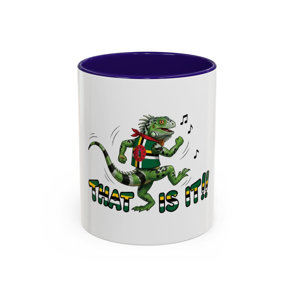 Iguana Dancing 'That Is It!!' Coffee Mug (11oz/15oz)