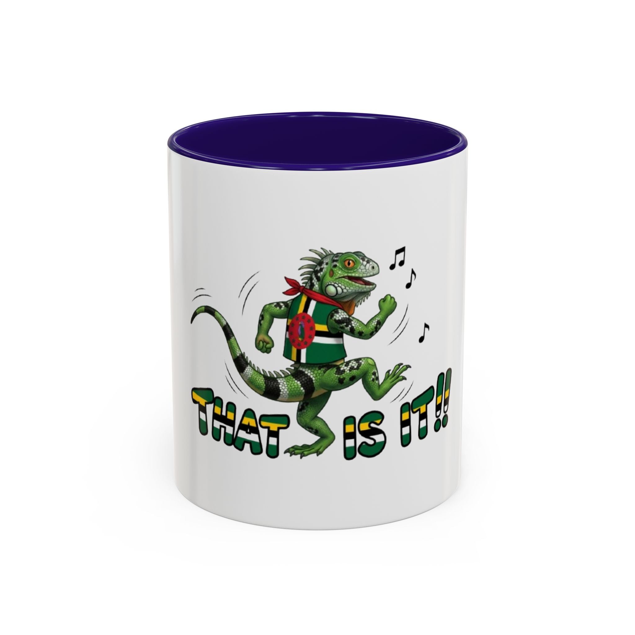 Iguana Dancing 'That Is It!!' Coffee Mug (11oz/15oz)