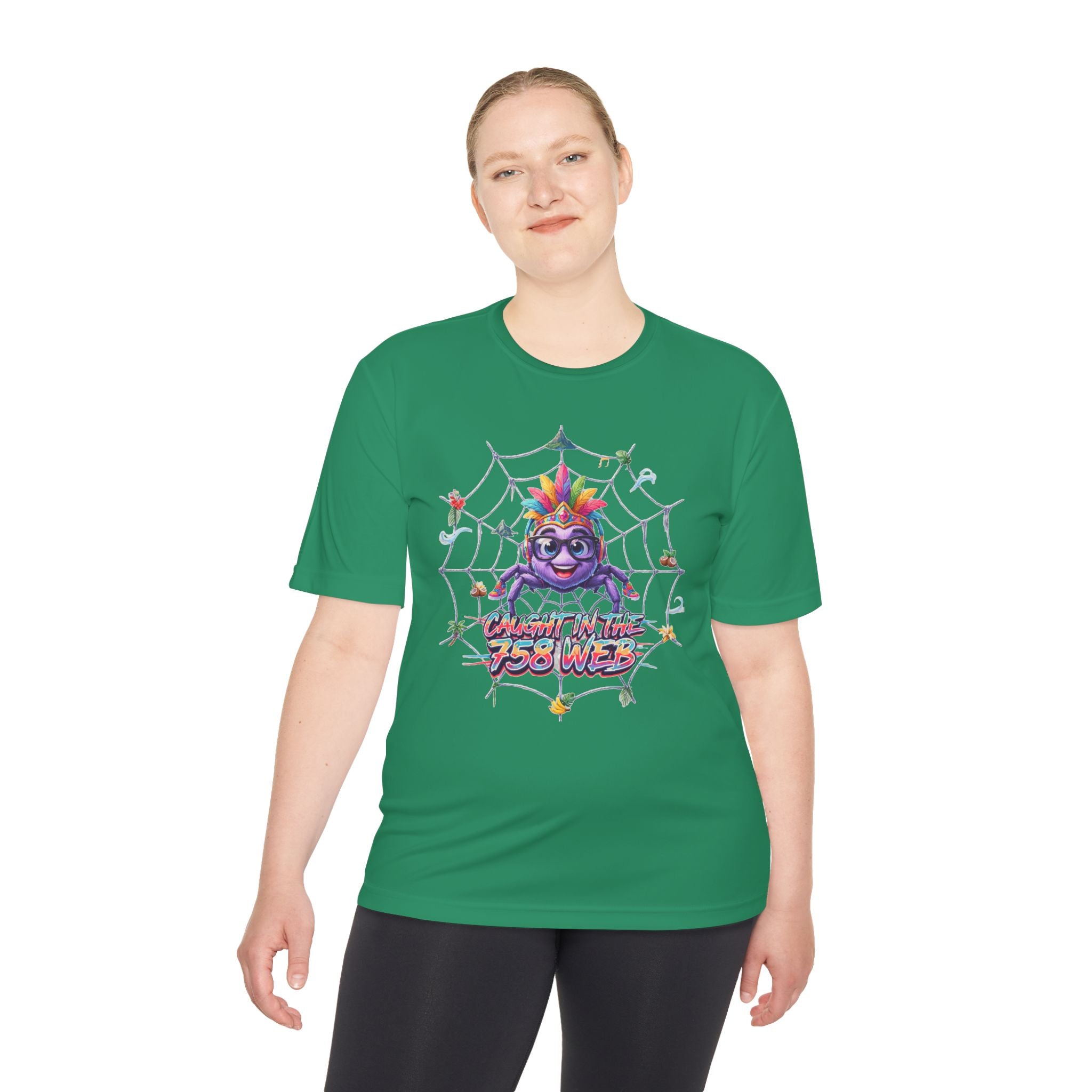 Spider Pride Tee — Colorful Rainbow Spider "Catch Me If You Can" Graphic Shirt