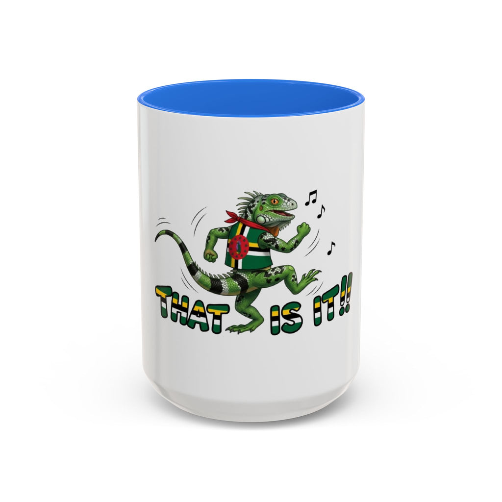 Iguana Dancing 'That Is It!!' Coffee Mug (11oz/15oz)