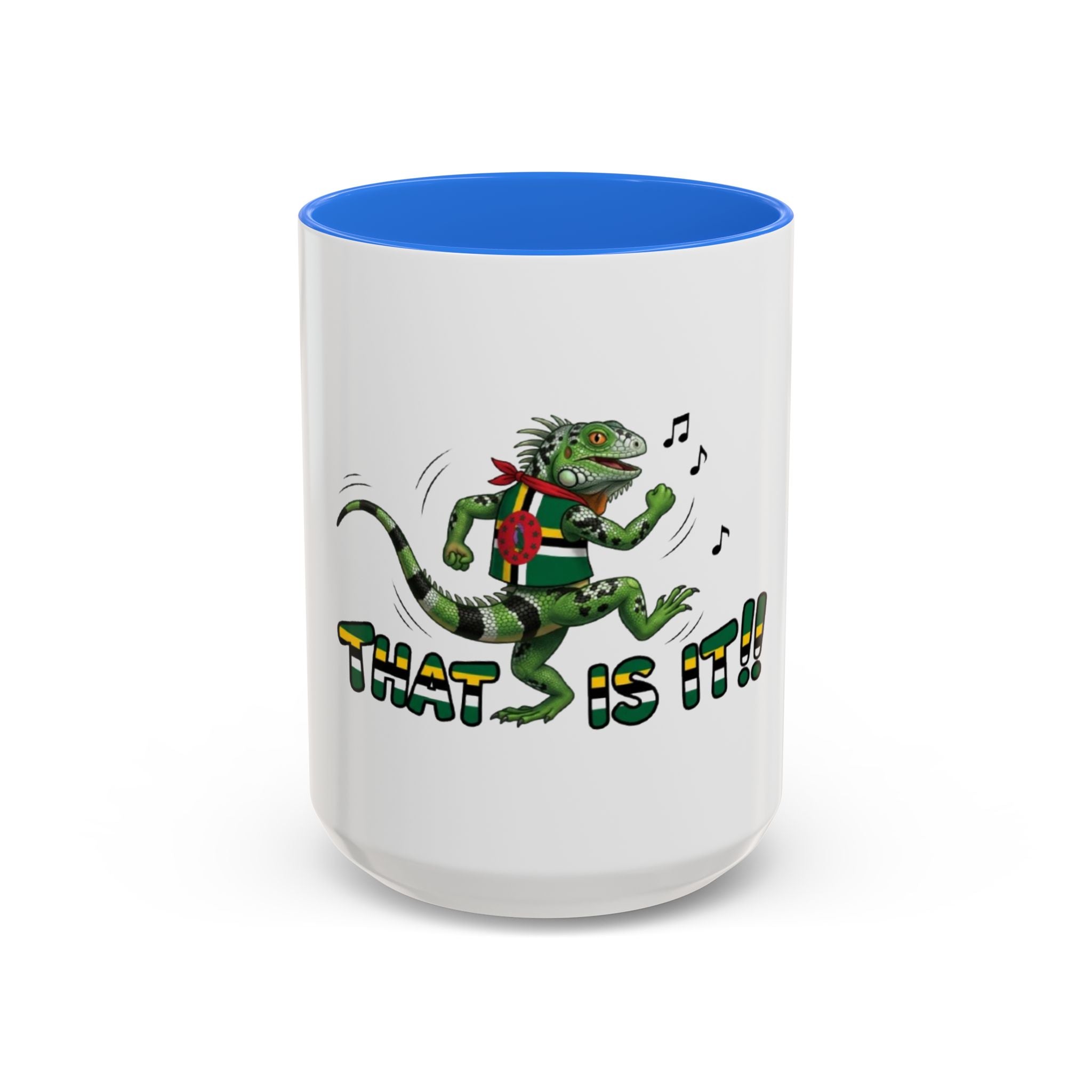 Iguana Dancing 'That Is It!!' Coffee Mug (11oz/15oz)