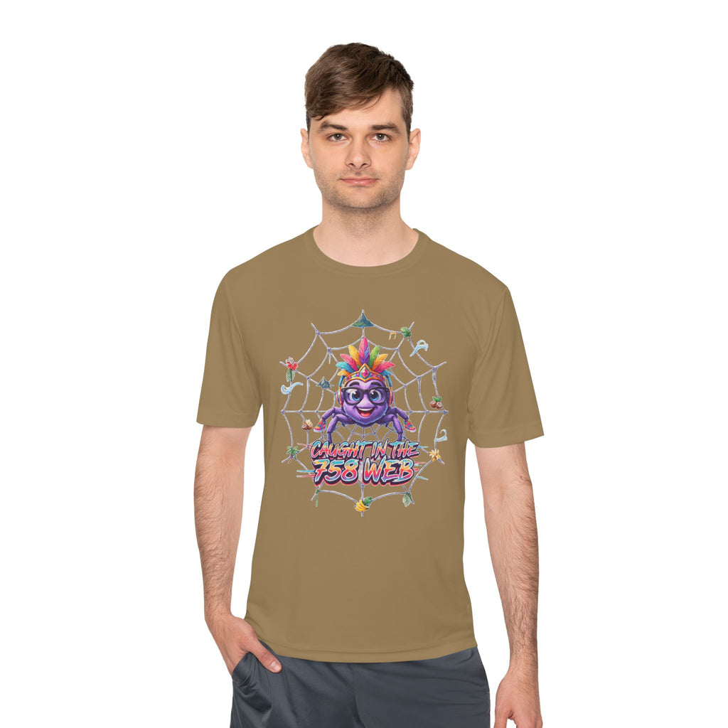 Spider Pride Tee — Colorful Rainbow Spider "Catch Me If You Can" Graphic Shirt