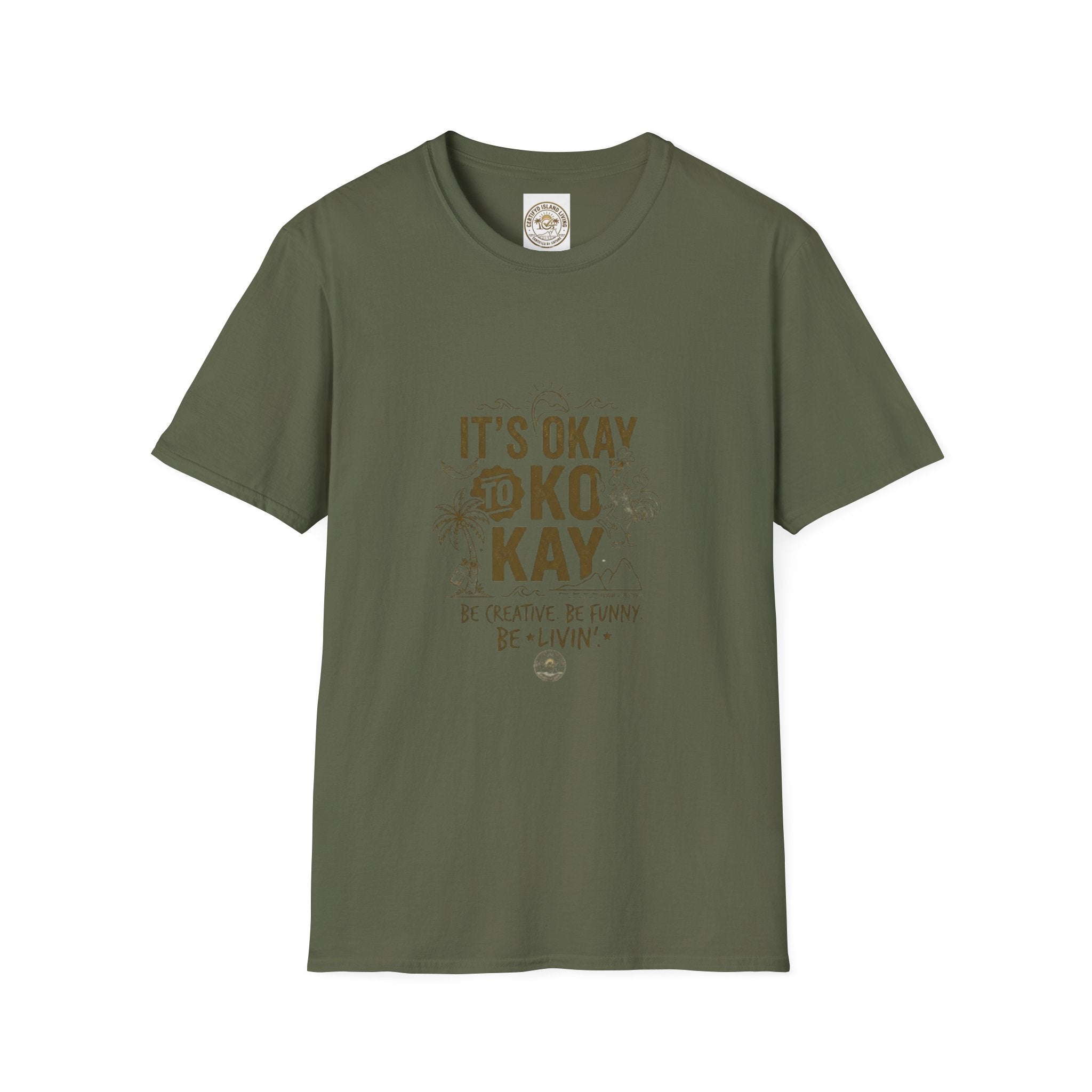 It’s Okay to Kokay T-Shirt — Positive Tropical Graphic Tee