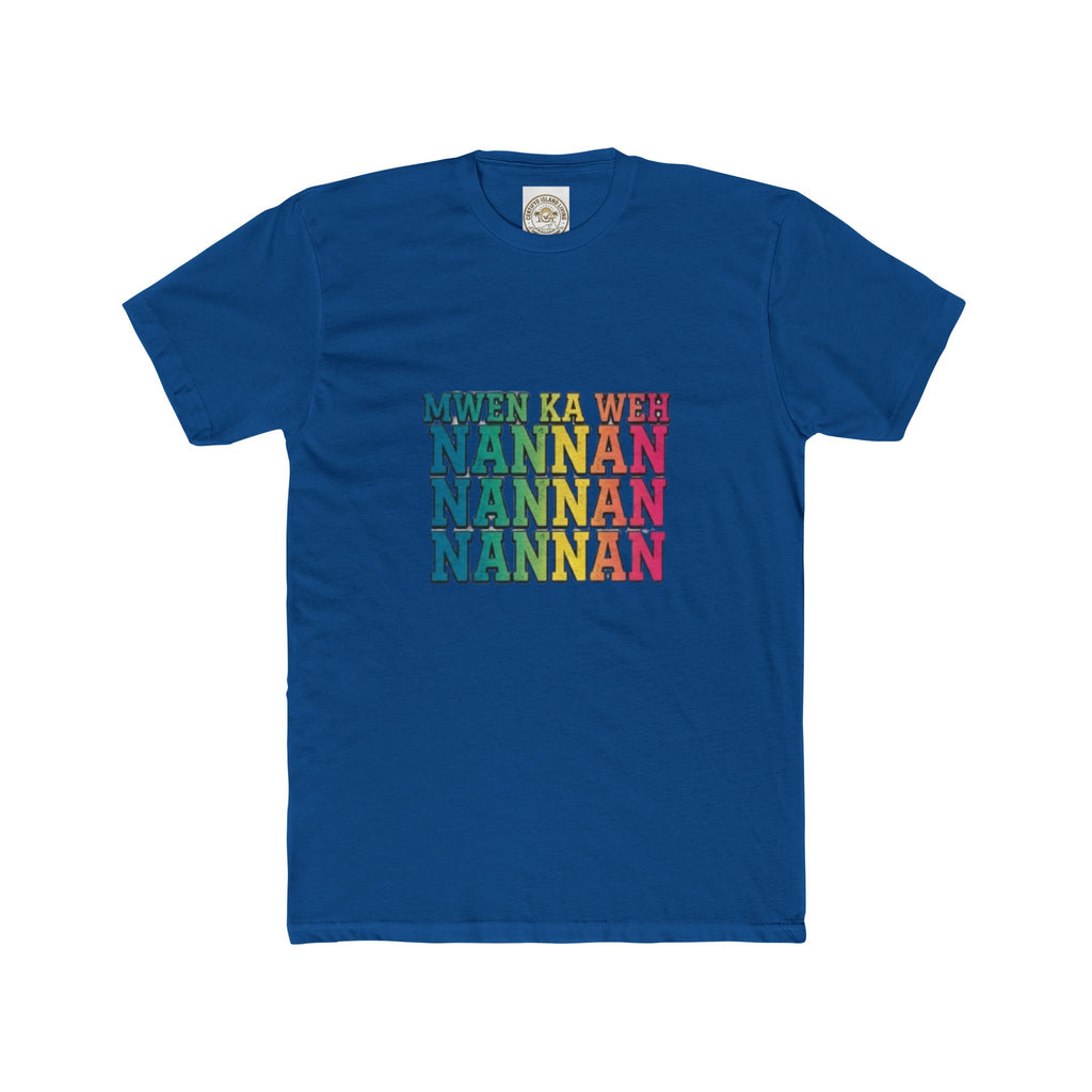 Nannan Retro Rainbow Text Tee