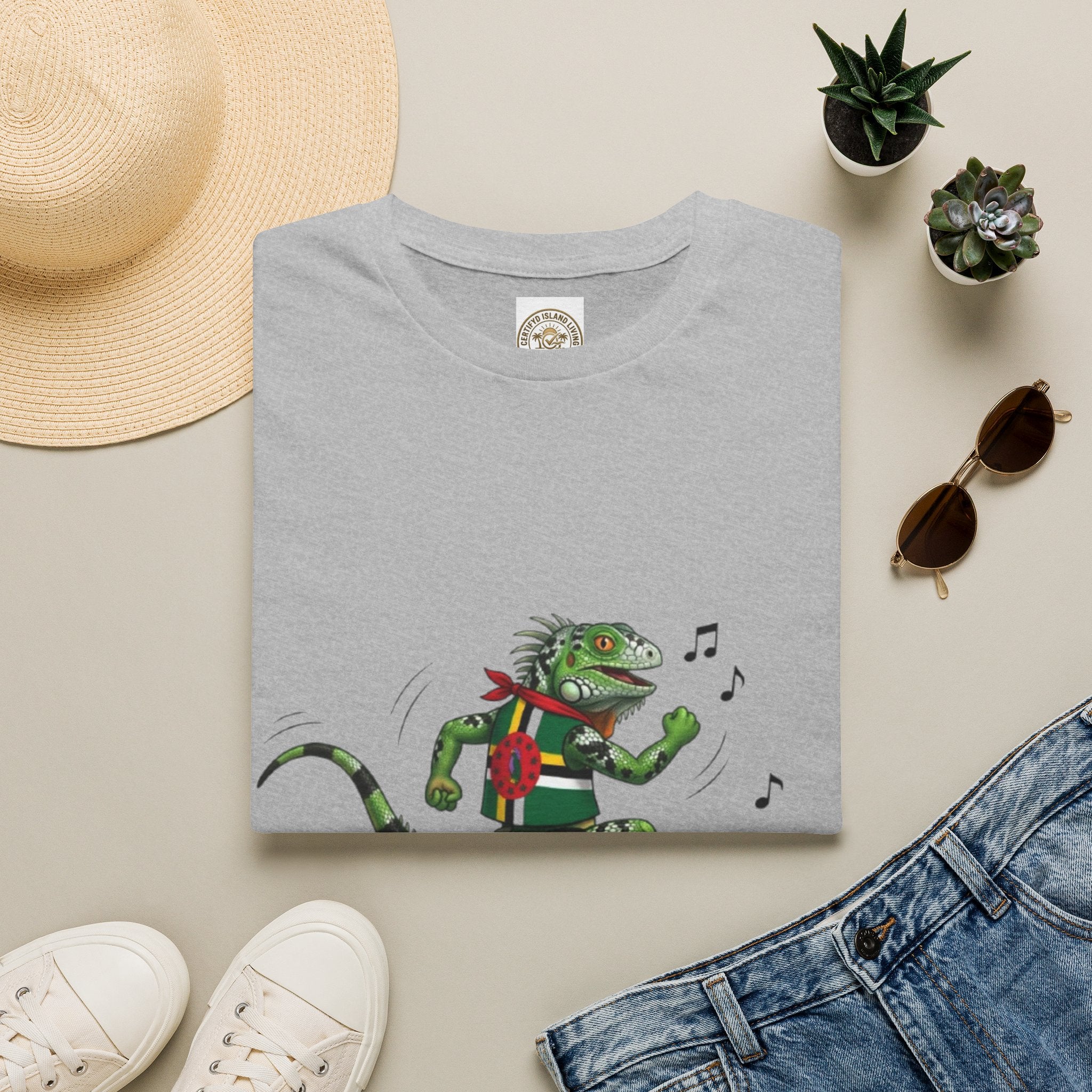 That Is It! Dancing Iguana Graphic T-Shirt — Funny Lizard Music Tee
