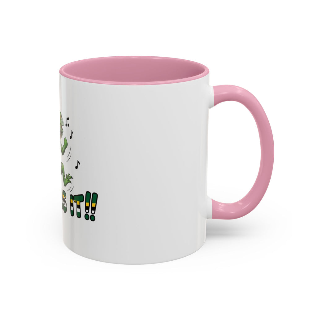 Iguana Dancing 'That Is It!!' Coffee Mug (11oz/15oz)