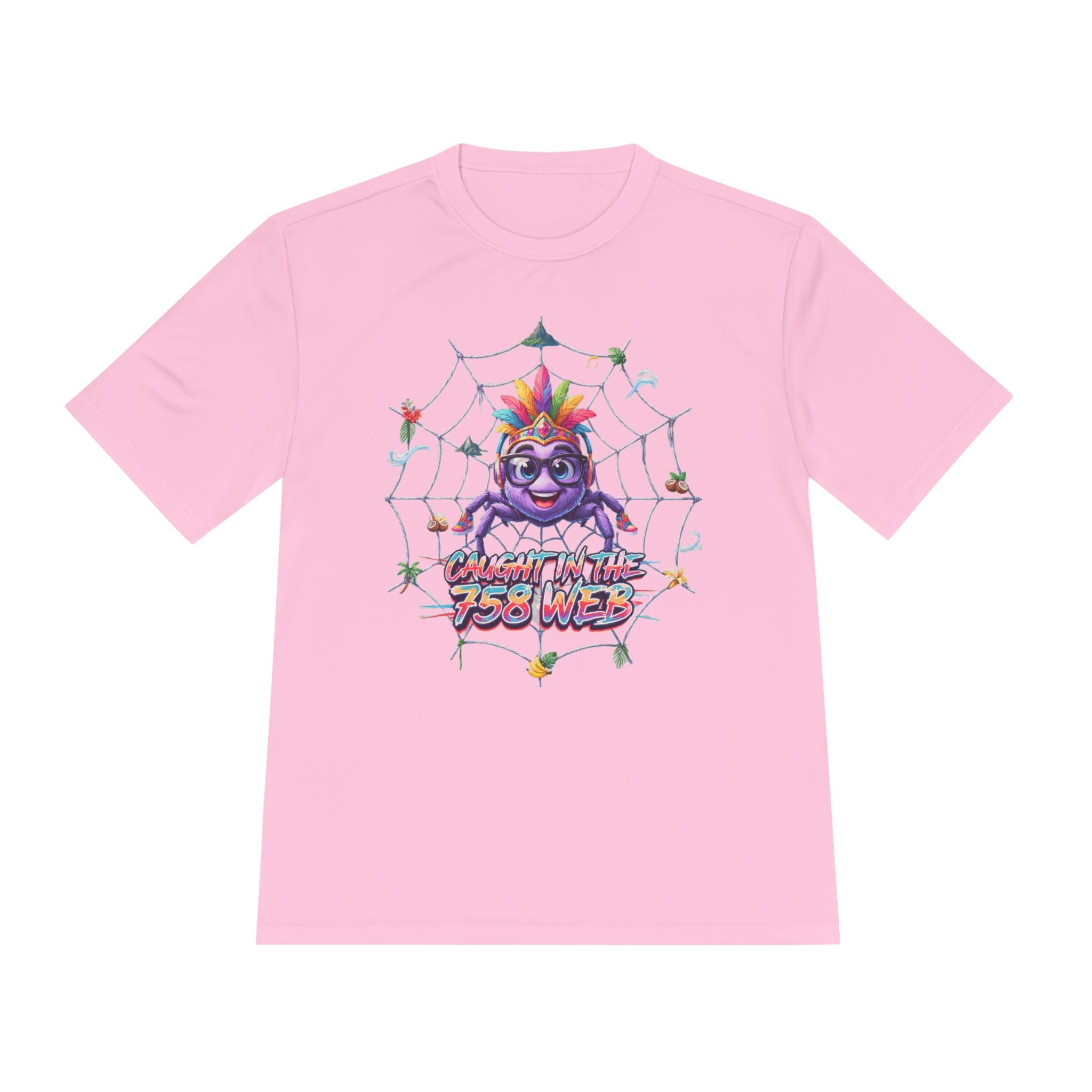 Spider Pride Tee — Colorful Rainbow Spider "Catch Me If You Can" Graphic Shirt