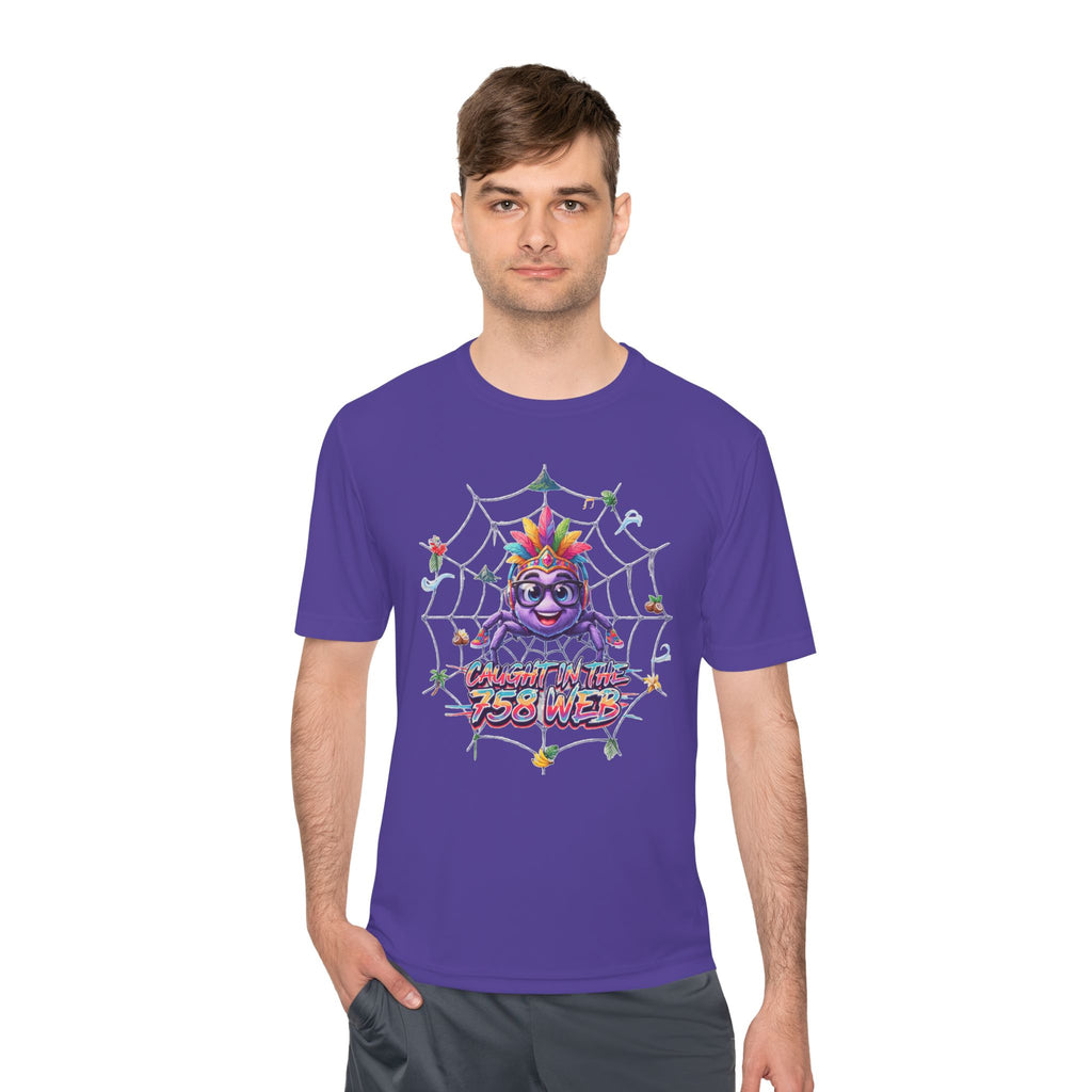 Spider Pride Tee — Colorful Rainbow Spider "Catch Me If You Can" Graphic Shirt