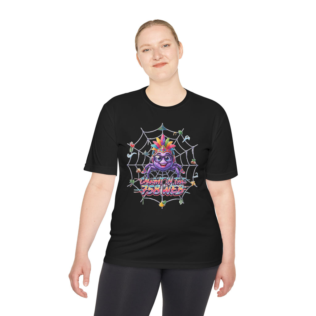 Spider Pride Tee — Colorful Rainbow Spider "Catch Me If You Can" Graphic Shirt