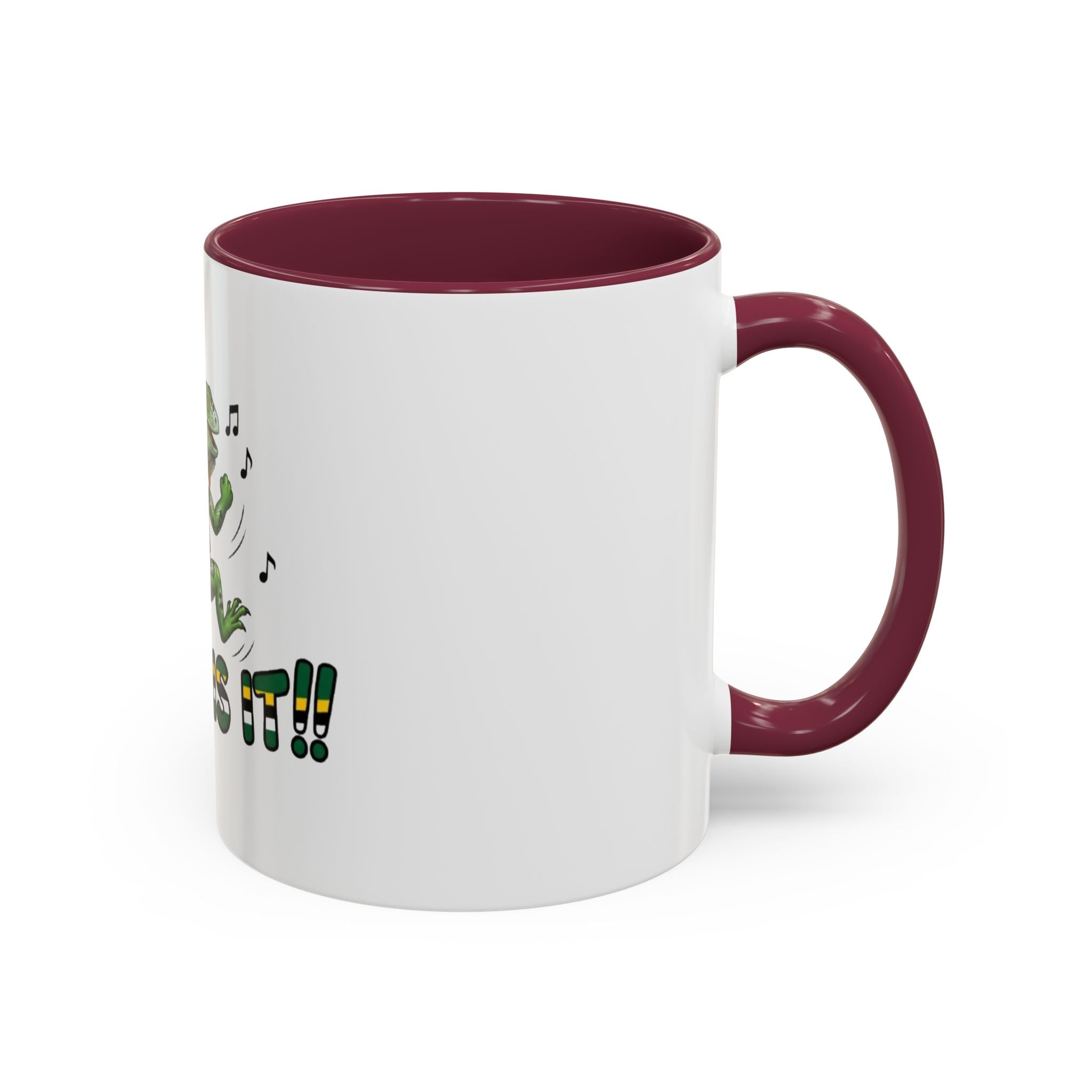 Iguana Dancing 'That Is It!!' Coffee Mug (11oz/15oz)