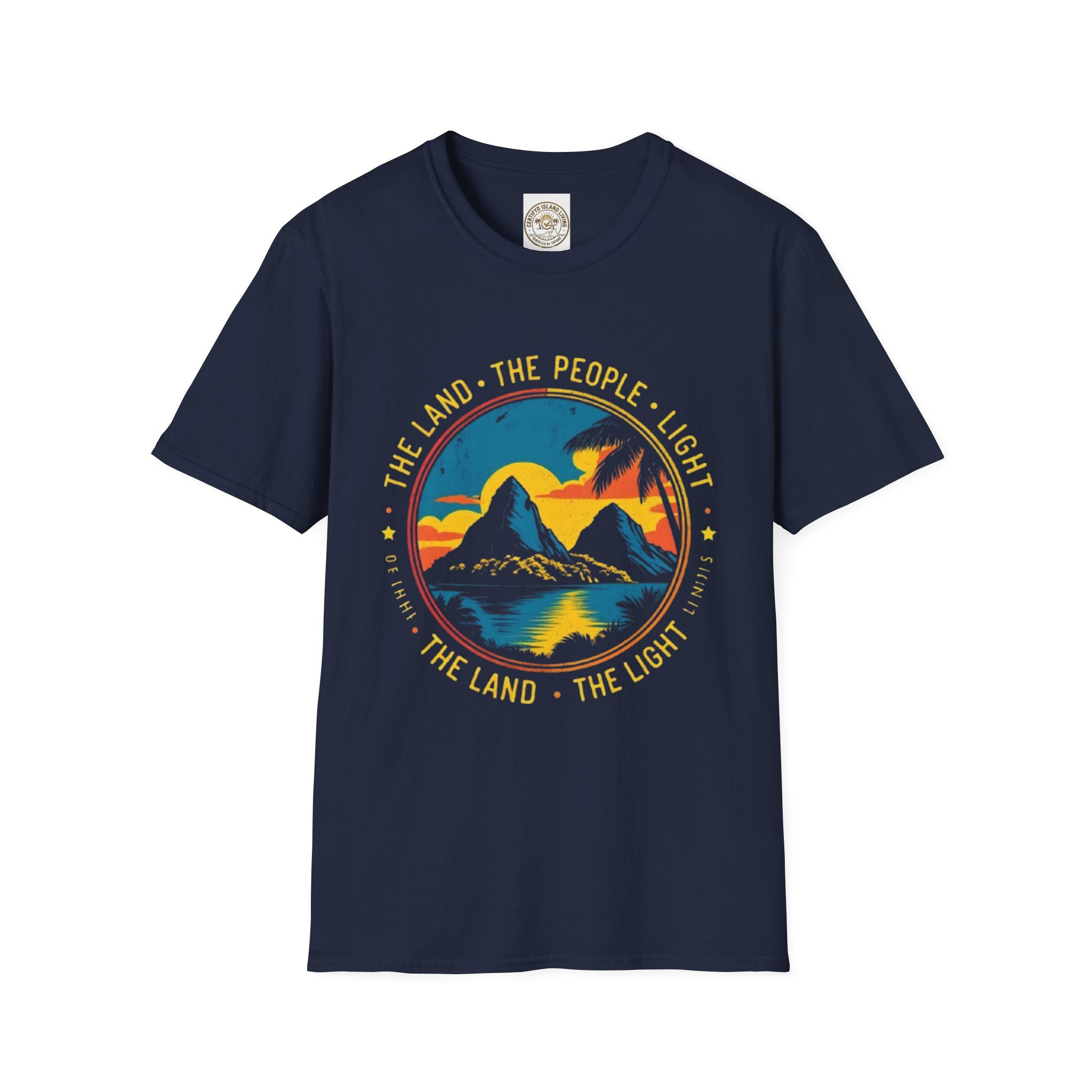 Nature Sunset T-Shirt — "The Land • The People • Light" Graphic Tee