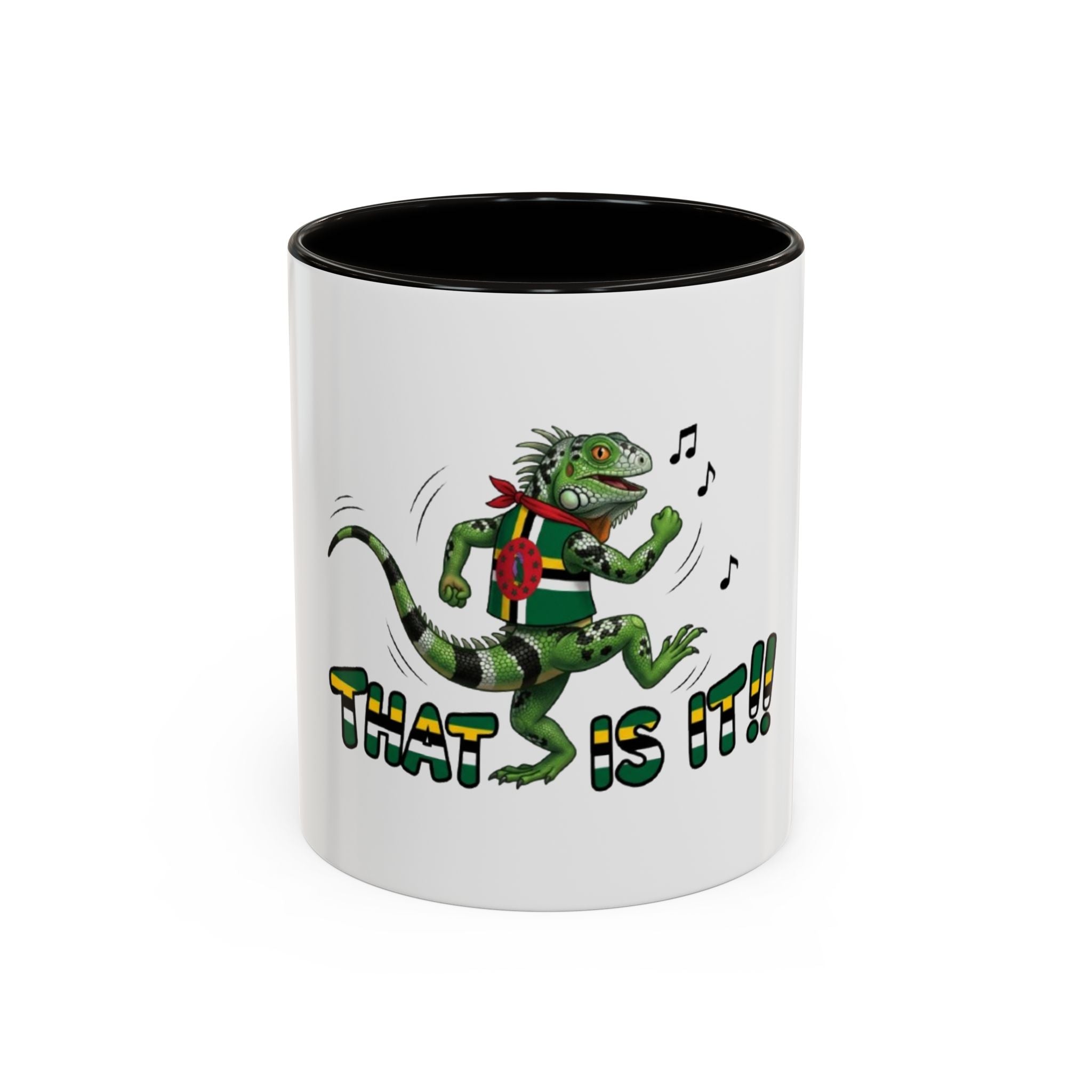 Iguana Dancing 'That Is It!!' Coffee Mug (11oz/15oz)