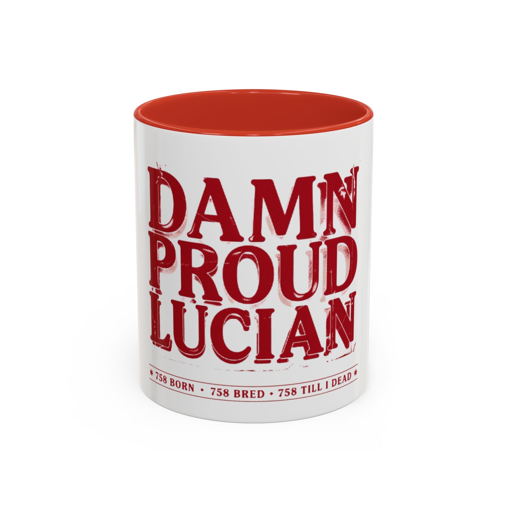 Damn Proud Lucian Coffee Mug — Funny Lucian Pride Accent Mug (11/15oz)