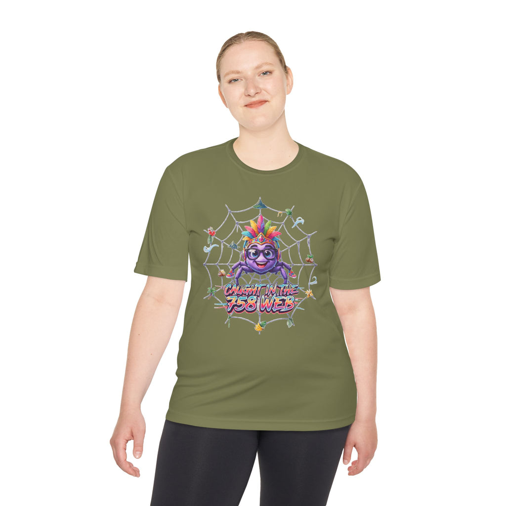 Spider Pride Tee — Colorful Rainbow Spider "Catch Me If You Can" Graphic Shirt