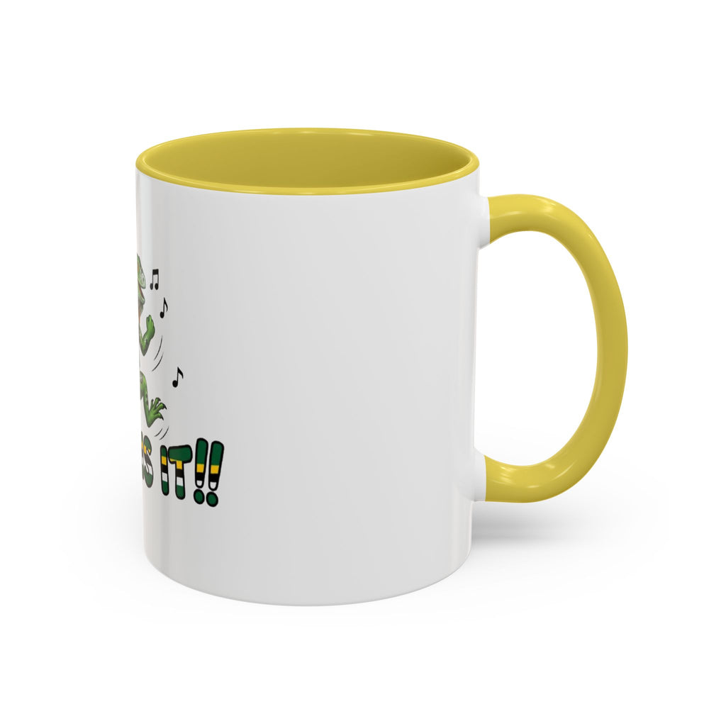 Iguana Dancing 'That Is It!!' Coffee Mug (11oz/15oz)