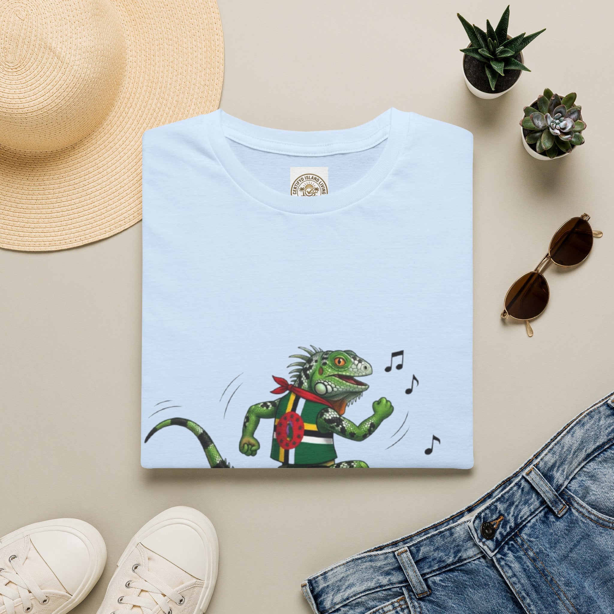 That Is It! Dancing Iguana Graphic T-Shirt — Funny Lizard Music Tee