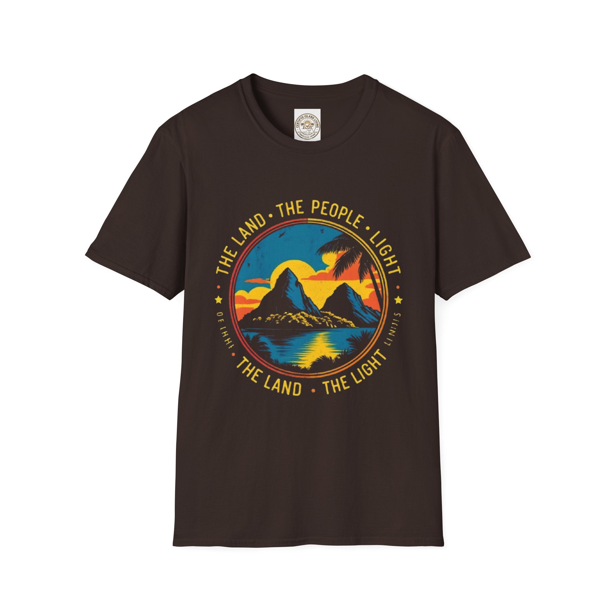 Nature Sunset T-Shirt — "The Land • The People • Light" Graphic Tee