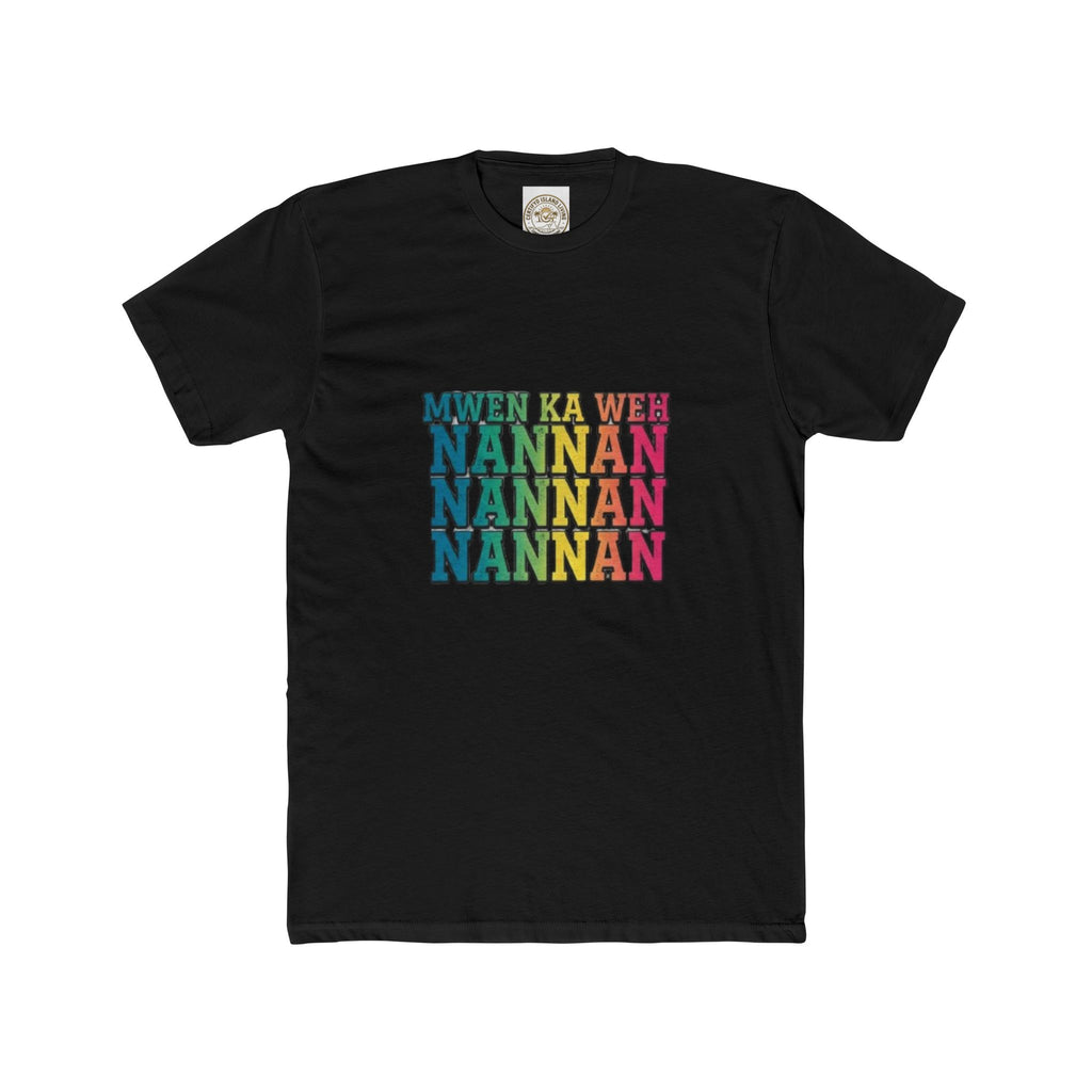 Nannan Retro Rainbow Text Tee
