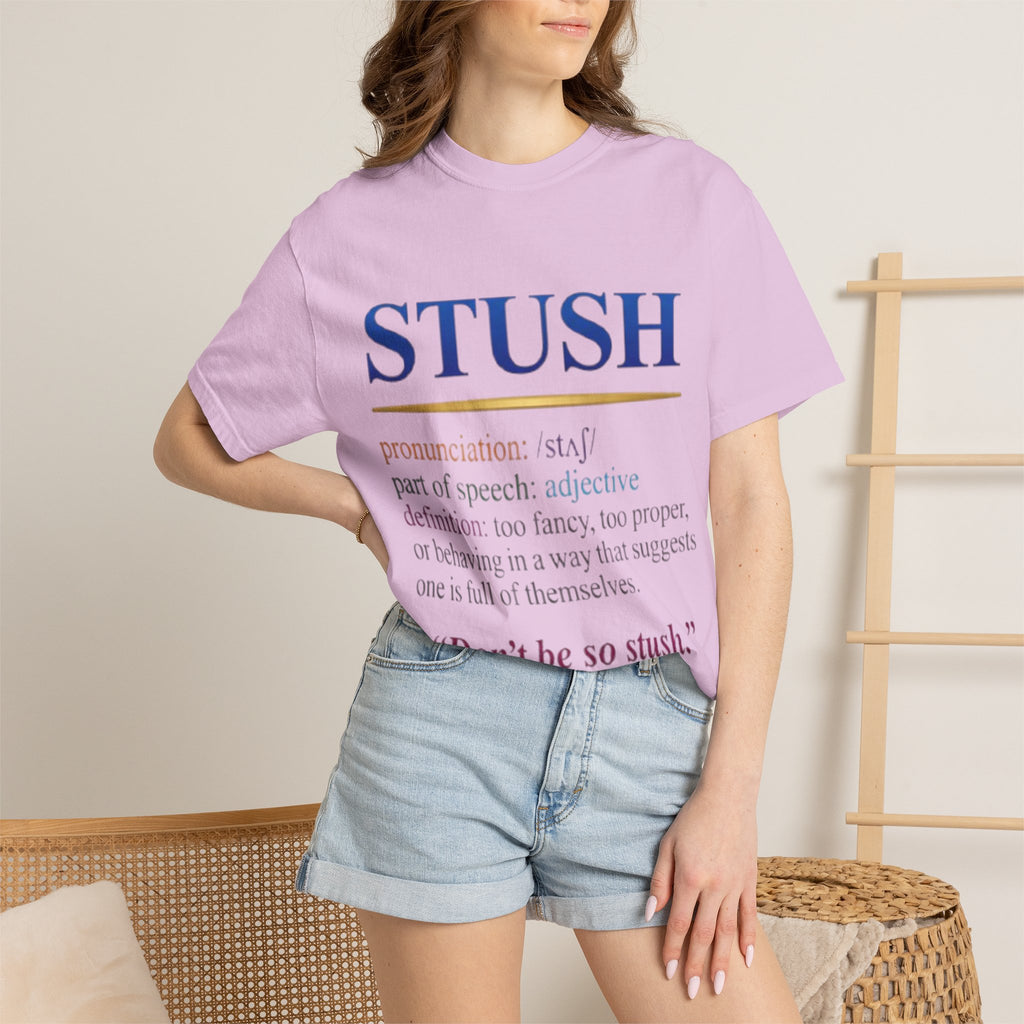 STUSH Definition T-Shirt — 'Don't Be So Stush' Graphic Tee