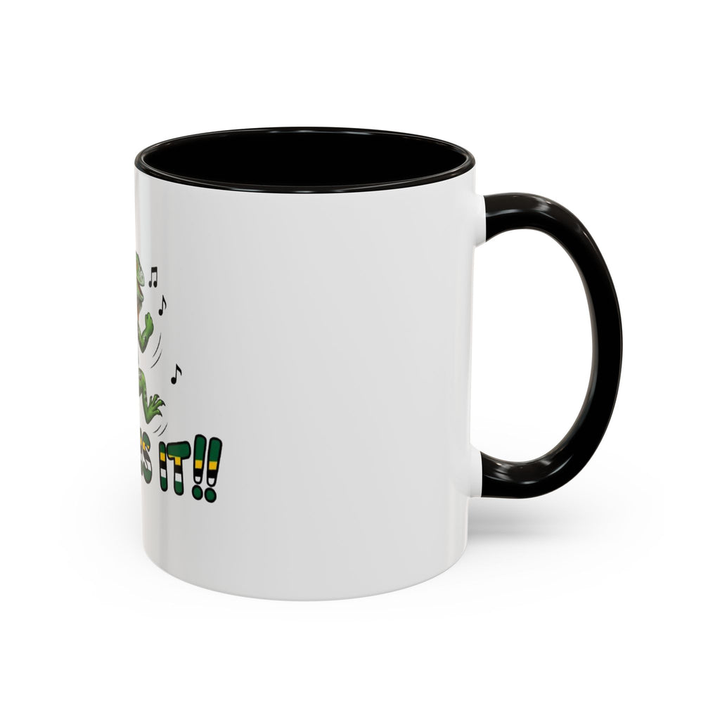 Iguana Dancing 'That Is It!!' Coffee Mug (11oz/15oz)