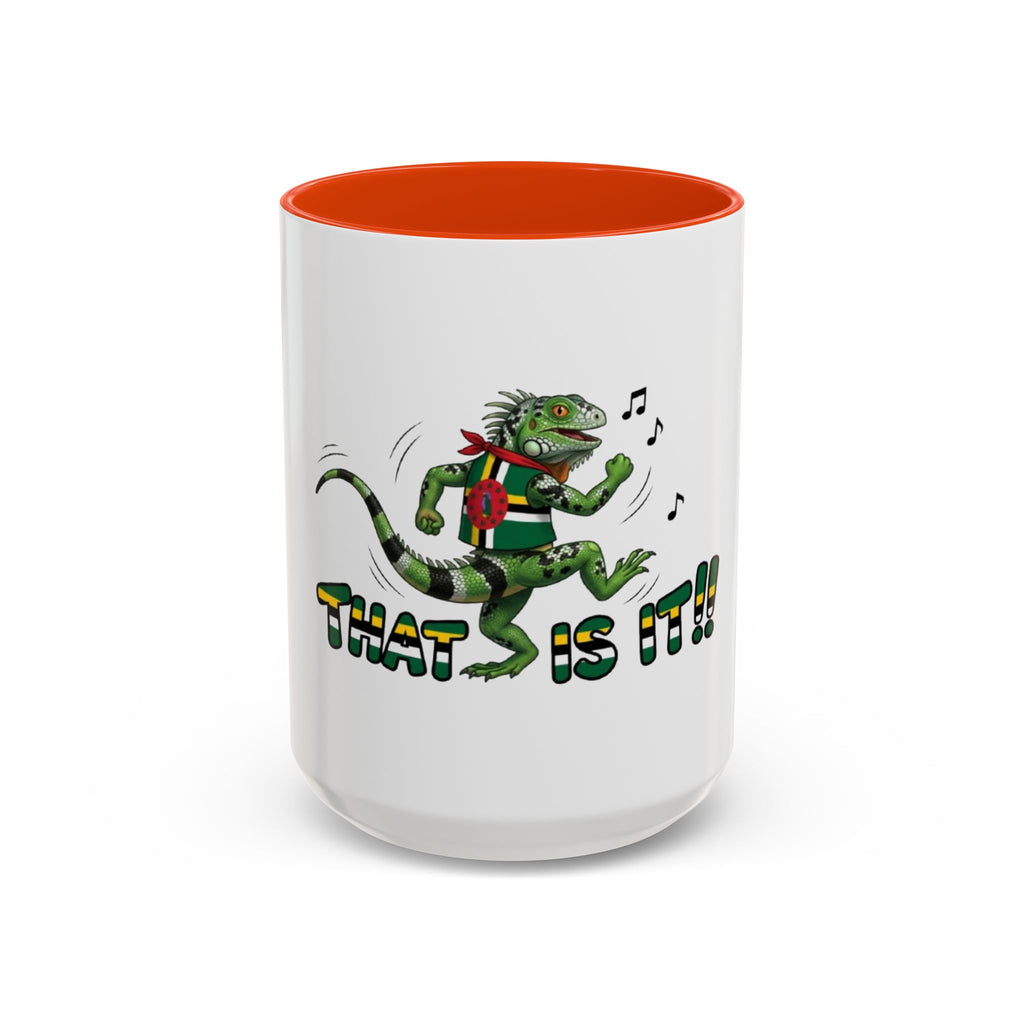 Iguana Dancing 'That Is It!!' Coffee Mug (11oz/15oz)