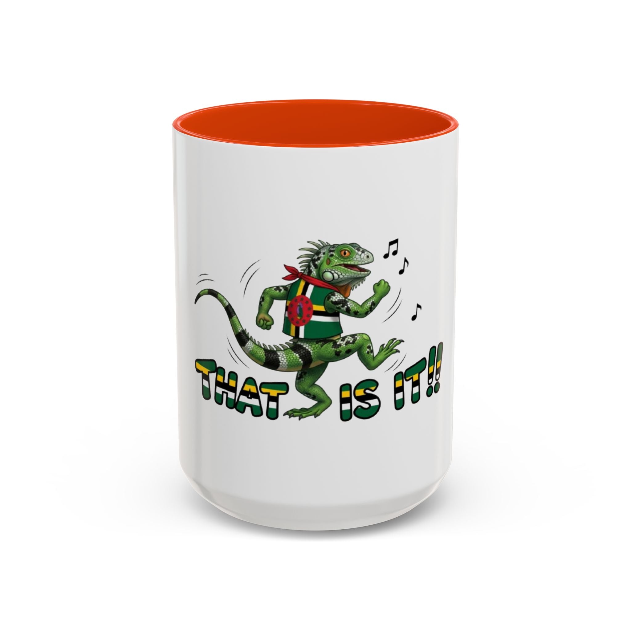 Iguana Dancing 'That Is It!!' Coffee Mug (11oz/15oz)