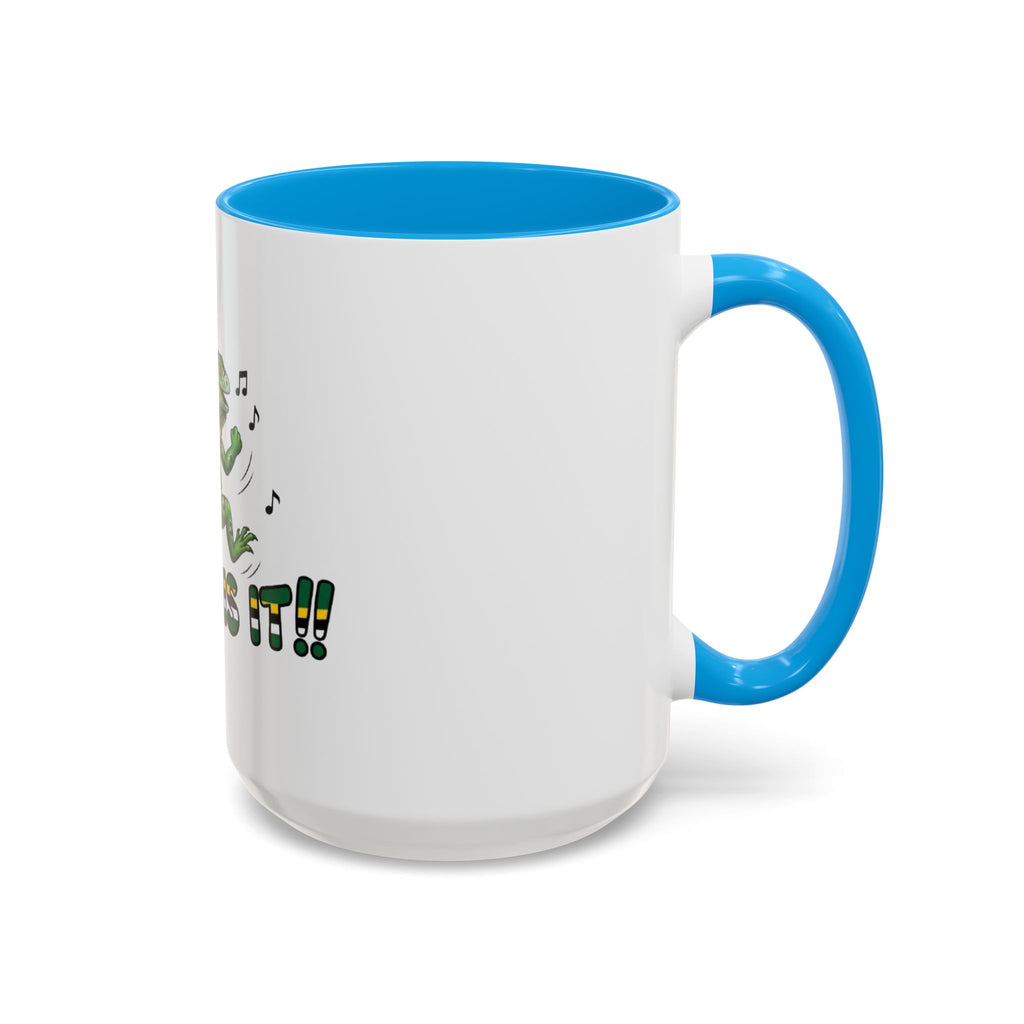 Iguana Dancing 'That Is It!!' Coffee Mug (11oz/15oz)