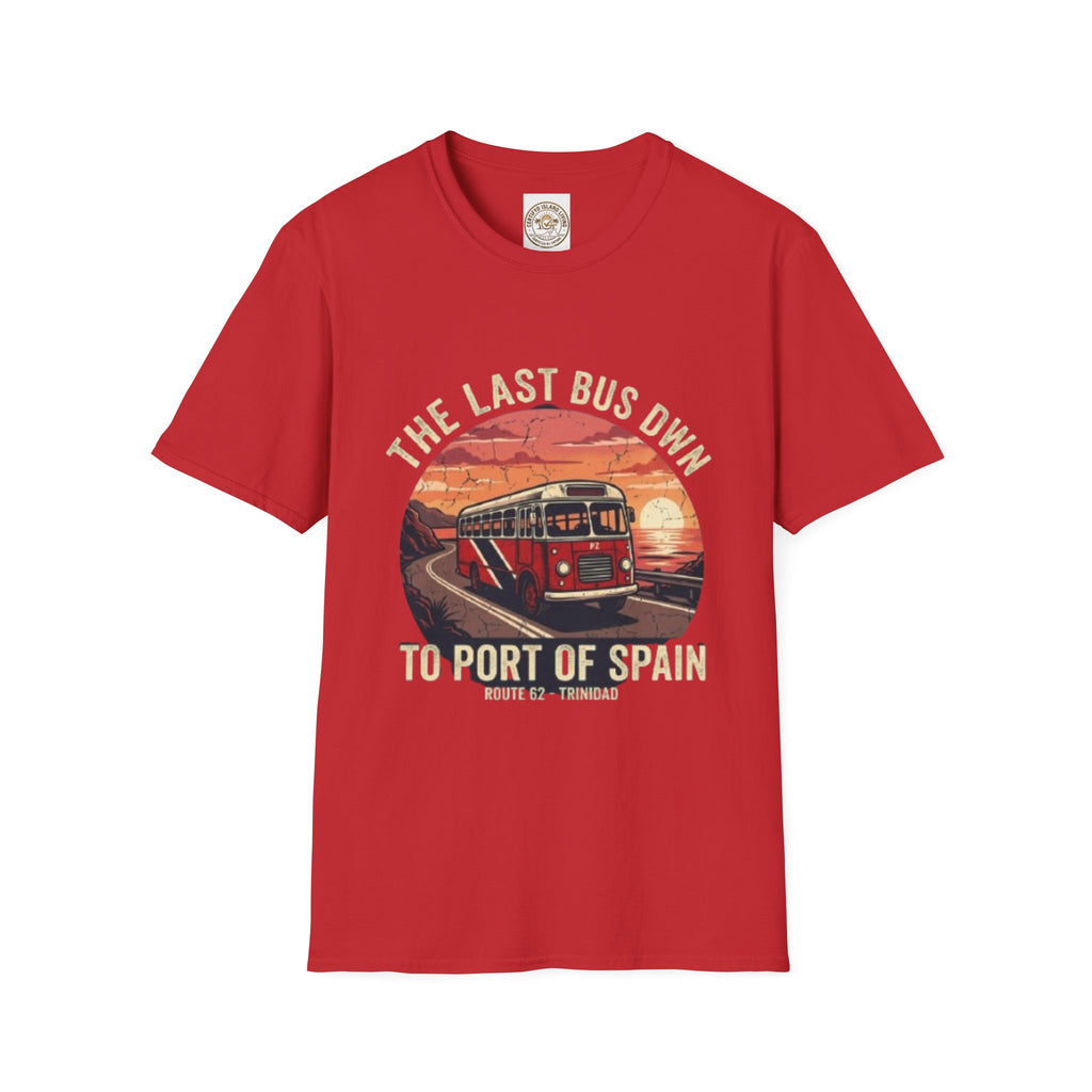 Vintage Bus Sunset T-Shirt — “The Last Bus Down” Graphic Tee